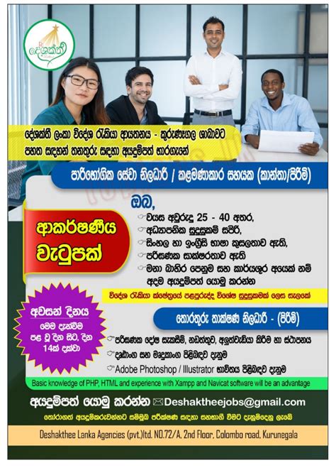 Nights Shift Jobs in Colombo, Sri Lanka .